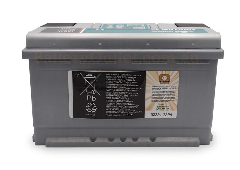 Midac S4 - DIN - 901 CCA / 820 CCA (EN) - 100Ah -12 Volt Car Battery - High Cranking - 310L × 175W × 190H mm