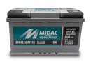 Midac S4 - DIN - 901 CCA / 820 CCA (EN) - 100Ah -12 Volt Car Battery - High Cranking - 310L × 175W × 190H mm