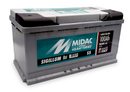Midac S5 - DIN - 945 CCA / 860 CCA (EN) - 100Ah -12 Volt Car Battery - High Cranking - 353L × 175W × 190H mm